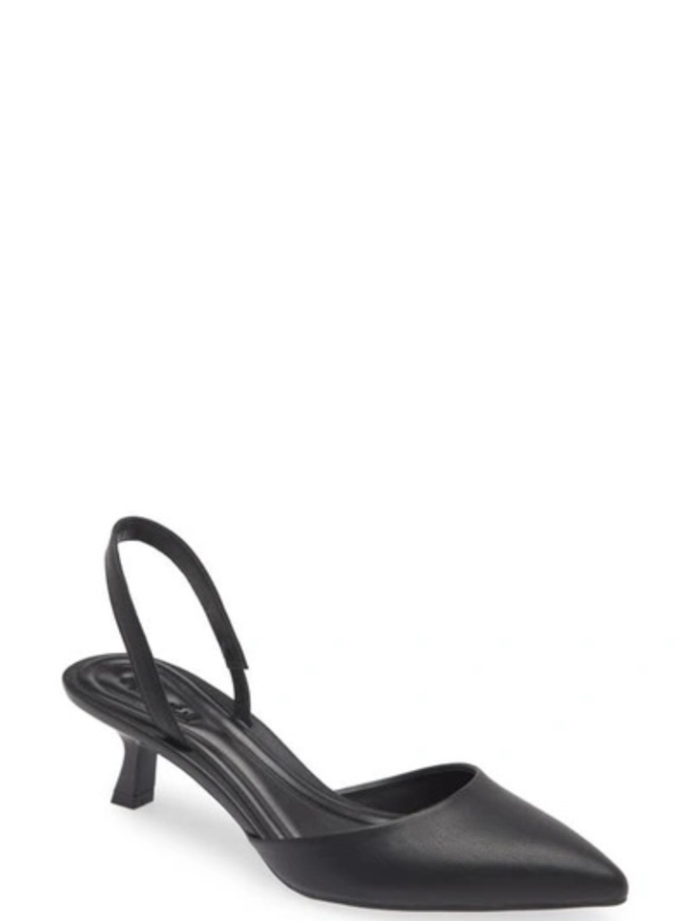 Open Edit Cammie Kitten Heel Slingback